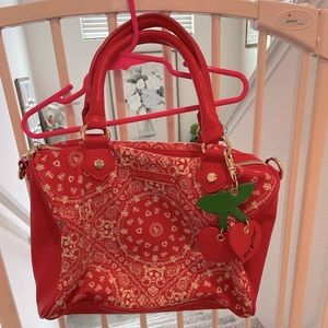 Betsey Johnson bandana purse